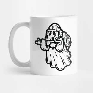 Ghost Recon black and white parody cartoon illustration Mug